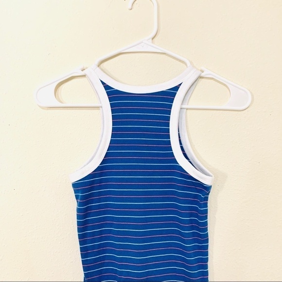 AEROPOSTALE Seriously Soft Heritage Blue Stripe Tank womens size S - Picture 4 of 6